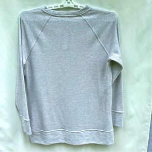 The Limited gray knit waffleweave NWT long sleeve tunic sweater sz M